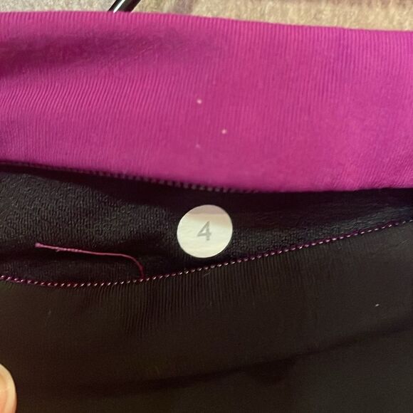 Lululemon Speed Tight III *All Full-On Pigment Wave Multi / Black / Regal Plum - Picture 5 of 9